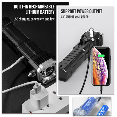 WRADER Safety LED Flashlight