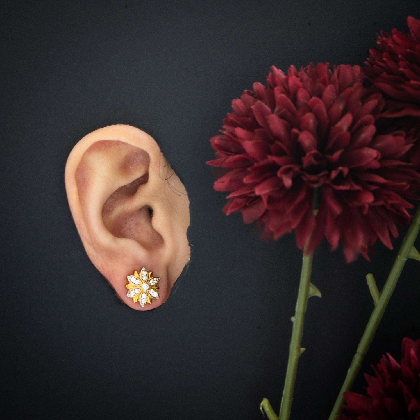 Lotus Earrings