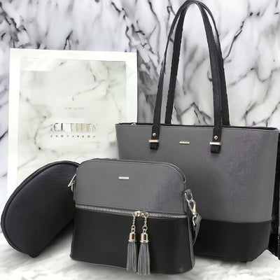 Versatile 3-Piece Handbag