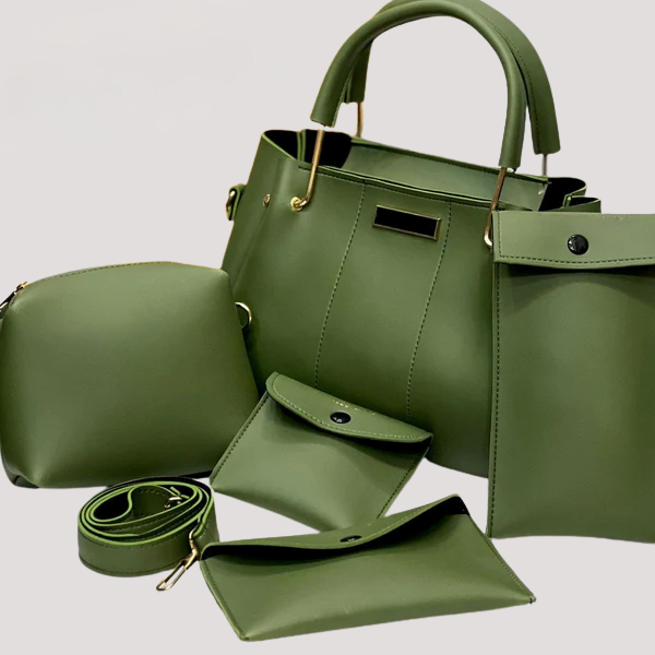 Premium 5-Piece Handbag Set